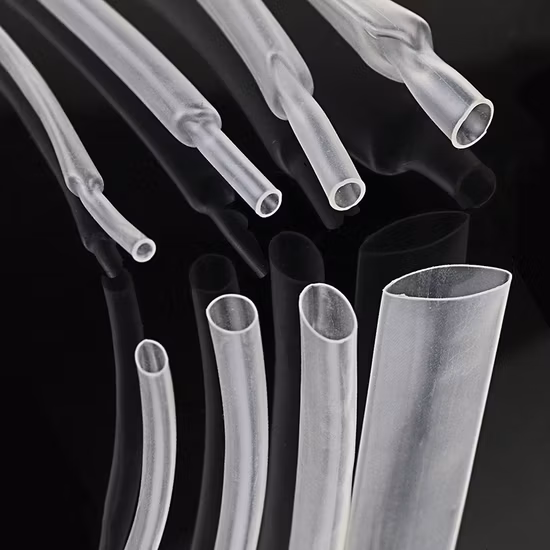 難燃性絶縁熱収縮チューブ透明クリア PTFE 熱収縮チューブ