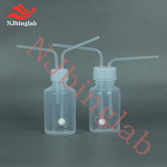 PFA 500ml ガス洗浄ボトル スクリュー キャップ ICP