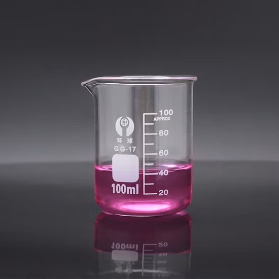 実験用目盛付ガラスビーカー